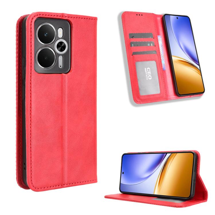 Magnetic Buckle Retro Texture Leather Phone Case — view 27