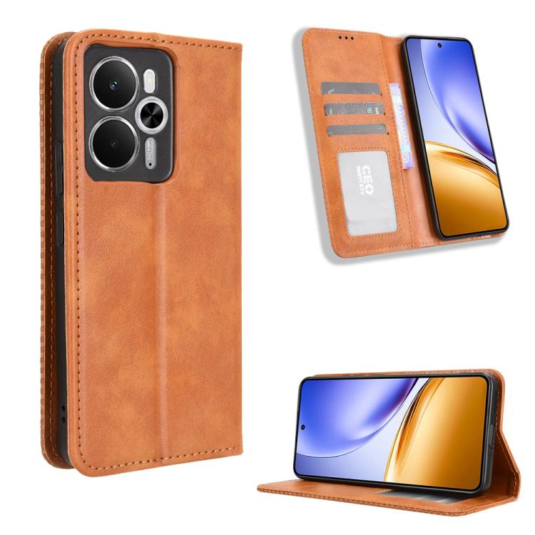Magnetic Buckle Retro Texture Leather Phone Case — view 29