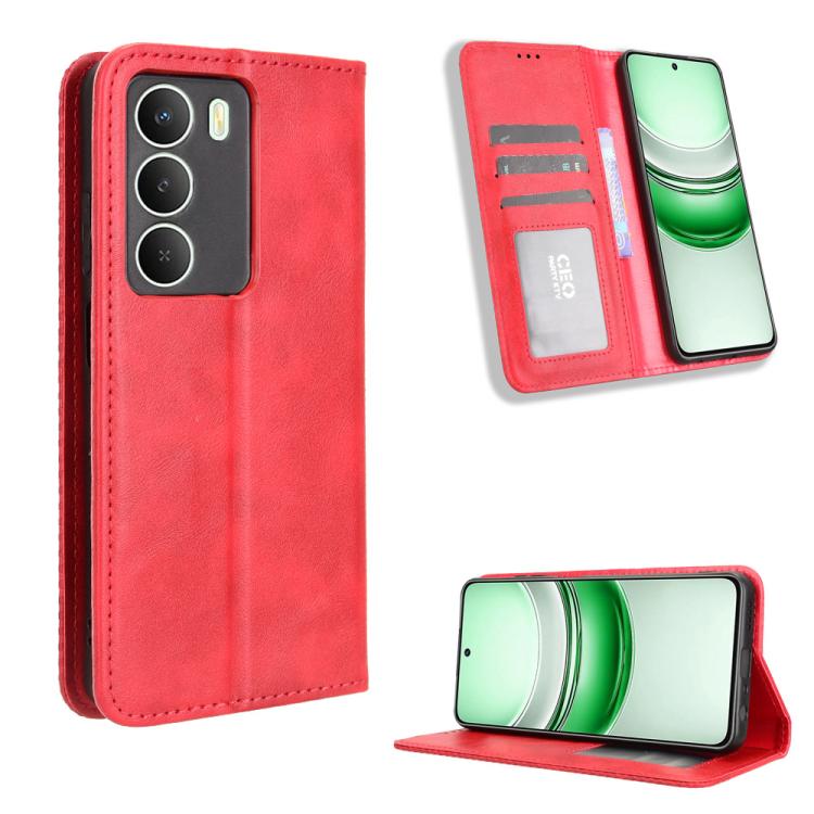 Magnetic Buckle Retro Texture Leather Phone Case — view 23