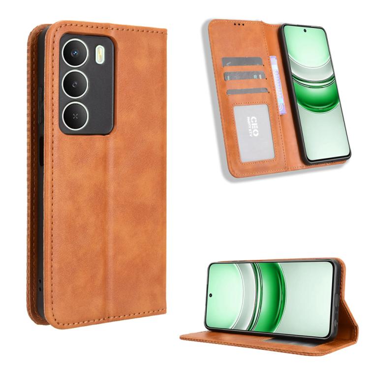 Magnetic Buckle Retro Texture Leather Phone Case — view 25