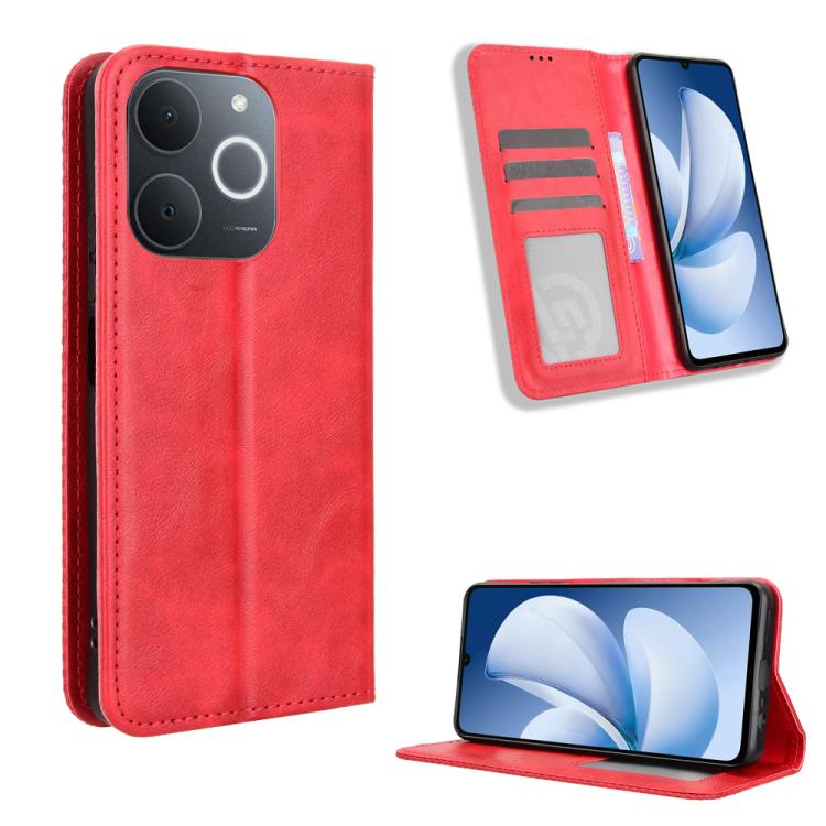 Magnetic Buckle Retro Texture Leather Phone Case — view 67