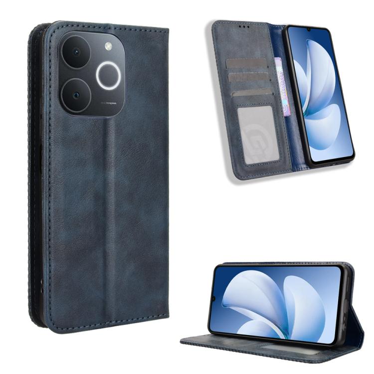 Magnetic Buckle Retro Texture Leather Phone Case — view 68