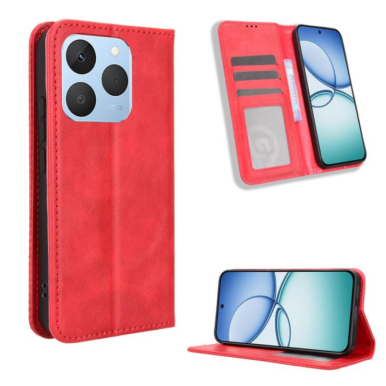 Magnetic Buckle Retro Texture Leather Phone Case — view 63