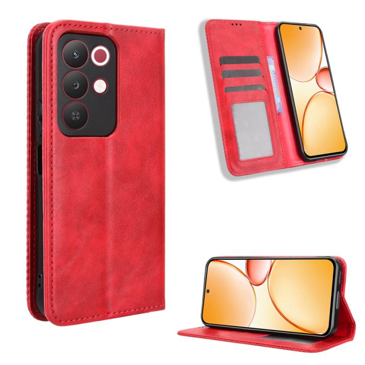 Magnetic Buckle Retro Texture Leather Phone Case — view 51