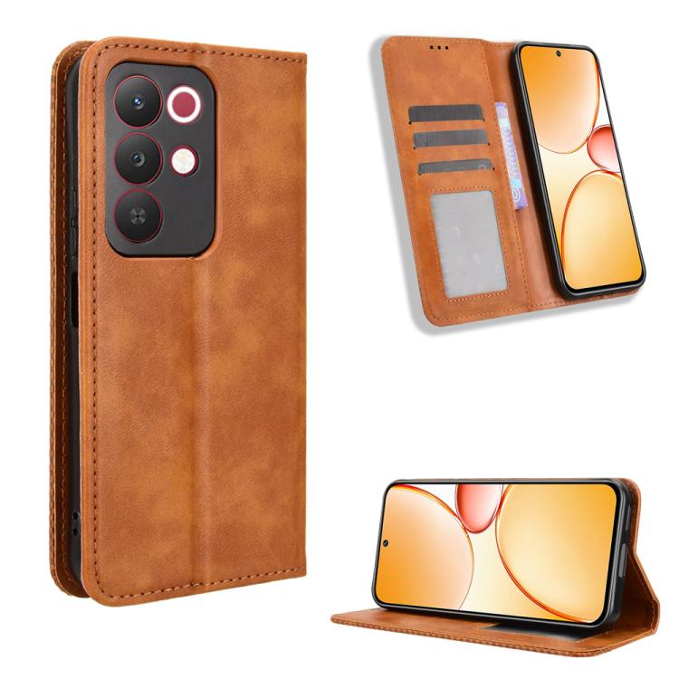 Magnetic Buckle Retro Texture Leather Phone Case — view 53