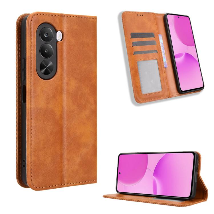 Magnetic Buckle Retro Texture Leather Phone Case — view 45
