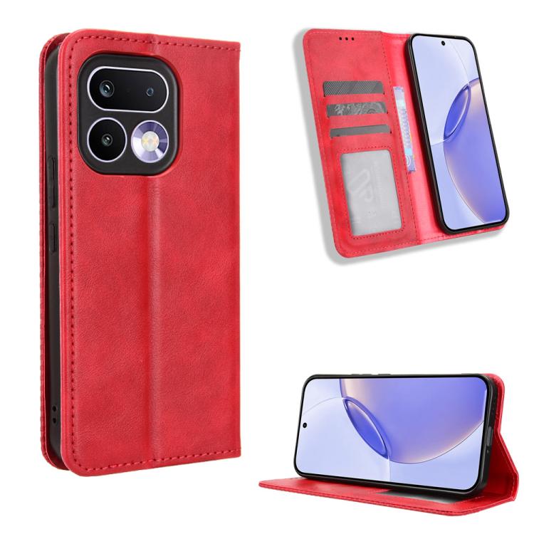 Magnetic Buckle Retro Texture Leather Phone Case — view 35