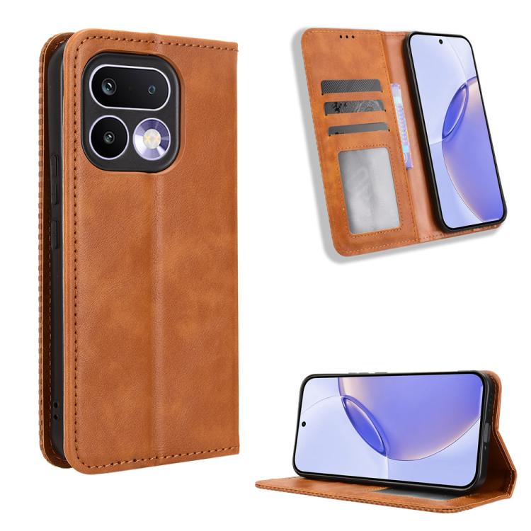 Magnetic Buckle Retro Texture Leather Phone Case — view 37