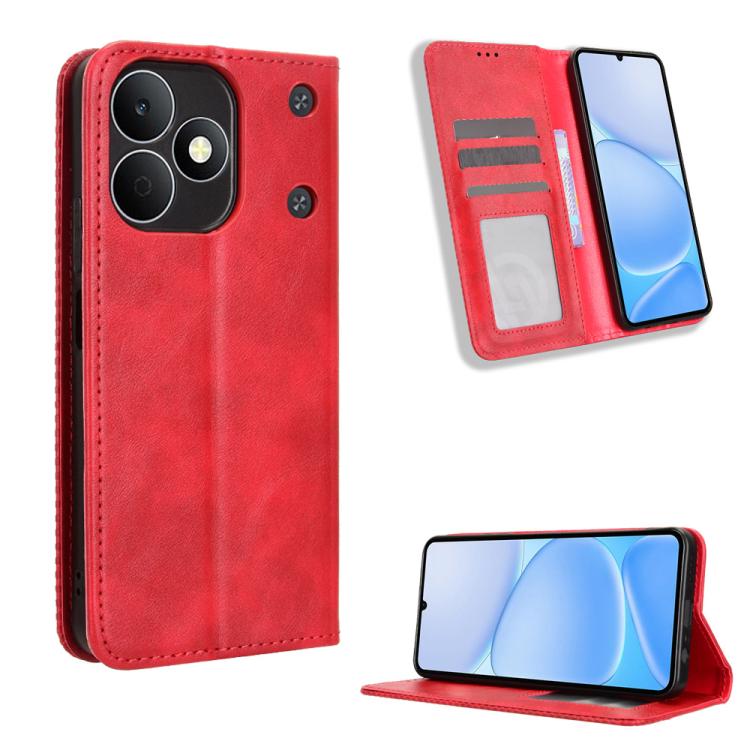 Magnetic Buckle Retro Texture Leather Phone Case — view 27