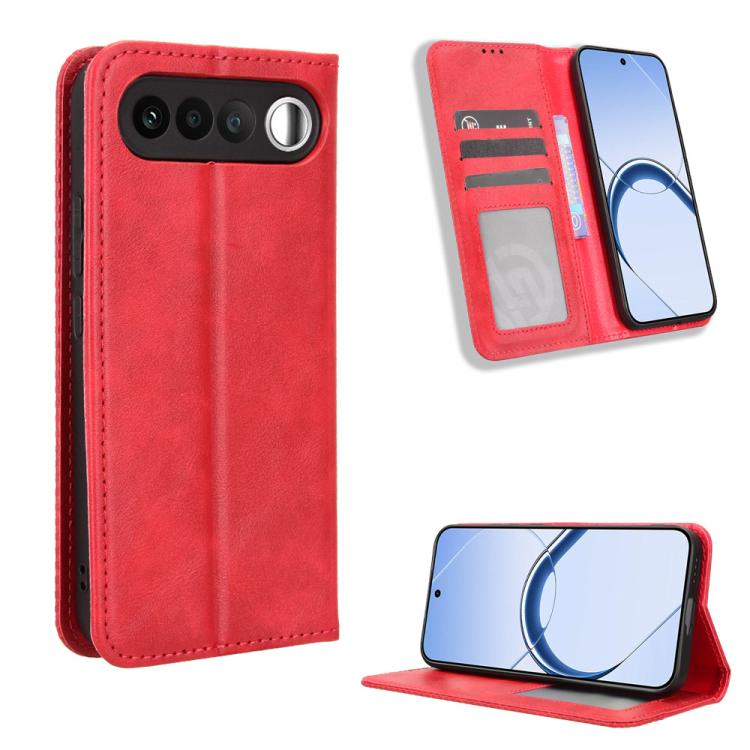 Magnetic Buckle Retro Texture Leather Phone Case — view 31