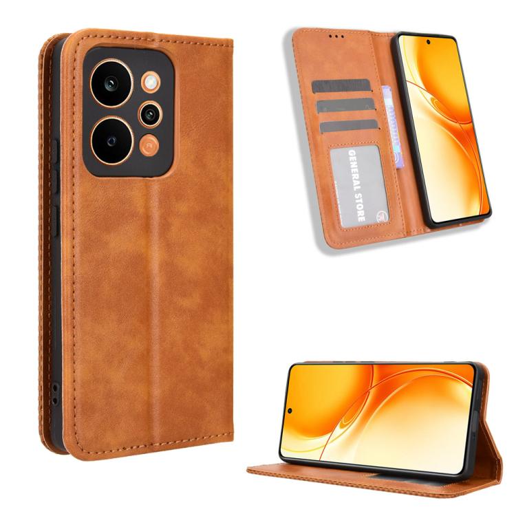 Magnetic Buckle Retro Texture Leather Phone Case — view 25