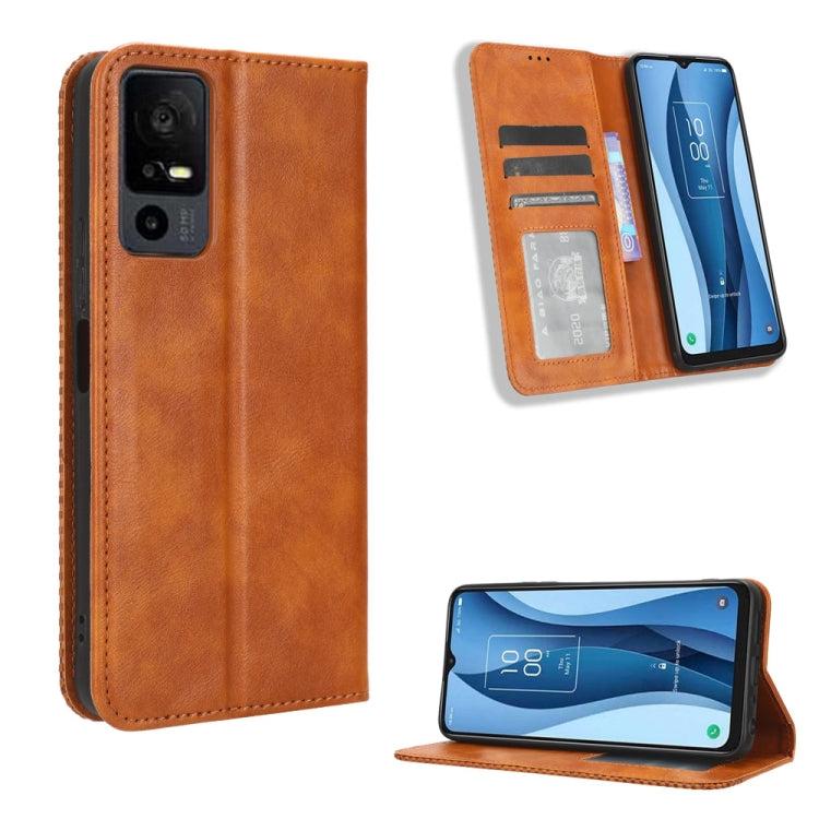Magnetic Buckle Retro Texture Leather Phone Case — view 33