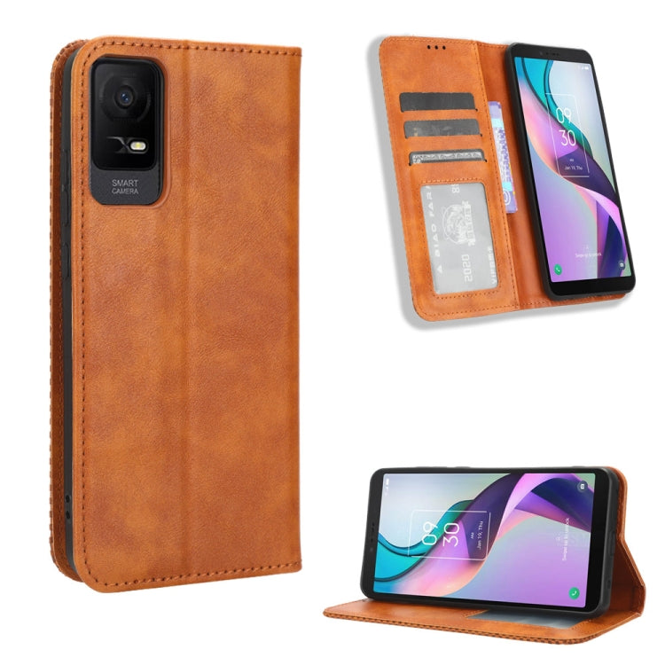 Magnetic Buckle Retro Texture Leather Phone Case — view 41