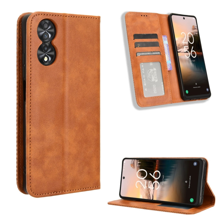 Magnetic Buckle Retro Texture Leather Phone Case — view 29