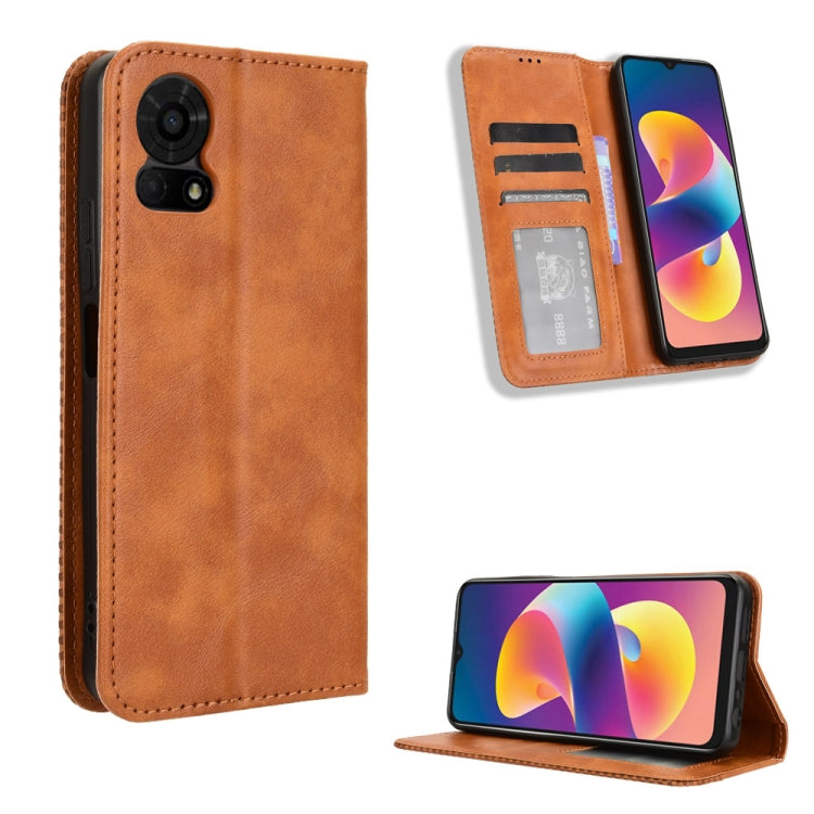 Magnetic Buckle Retro Texture Leather Phone Case — view 61