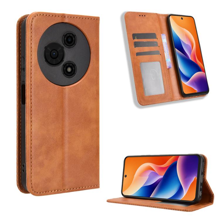 Magnetic Buckle Retro Texture Leather Phone Case — view 45