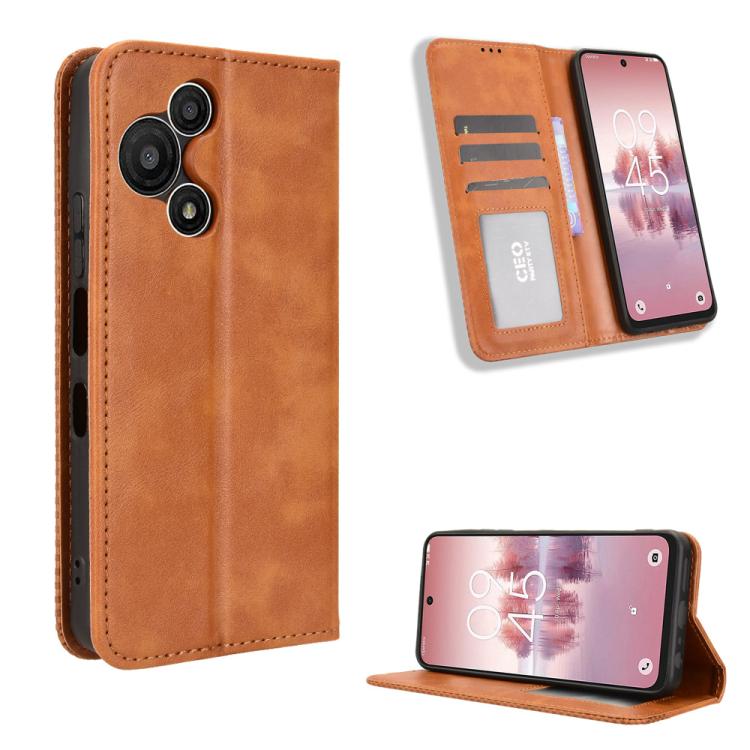Magnetic Buckle Retro Texture Leather Phone Case — view 37