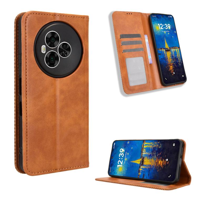 Magnetic Buckle Retro Texture Leather Phone Case — view 33