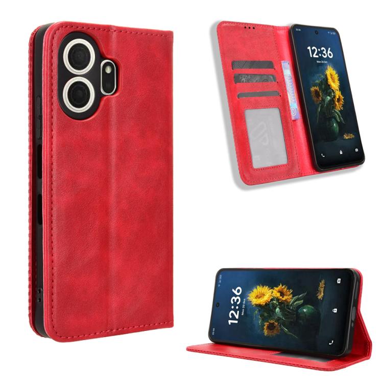 Magnetic Buckle Retro Texture Leather Phone Case — view 23