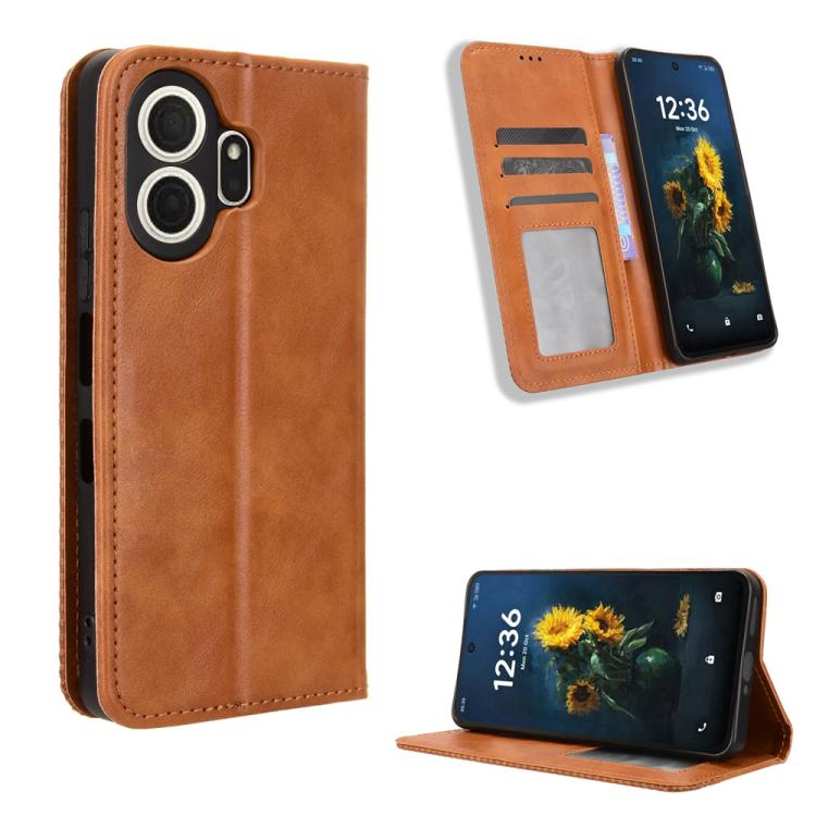 Magnetic Buckle Retro Texture Leather Phone Case — view 25