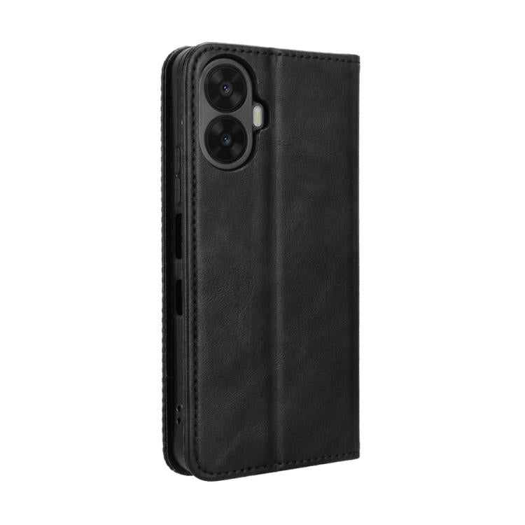 Magnetic Buckle Retro Texture Leather Phone Case