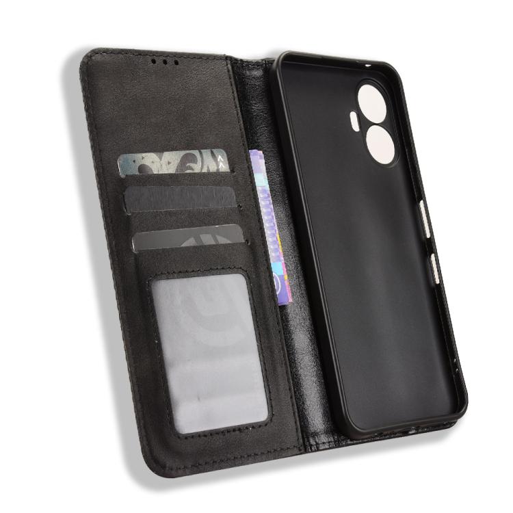 Magnetic Buckle Retro Texture Leather Phone Case