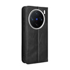 Magnetic Buckle Retro Texture Leather Phone Case