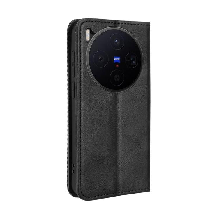 Magnetic Buckle Retro Texture Leather Phone Case