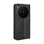 Magnetic Buckle Retro Texture Leather Phone Case