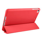 3-folding TPU Horizontal Flip Leather Tablet Case with Holder — Lavender Grey