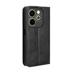 Magnetic Buckle Retro Texture Leather Phone Case