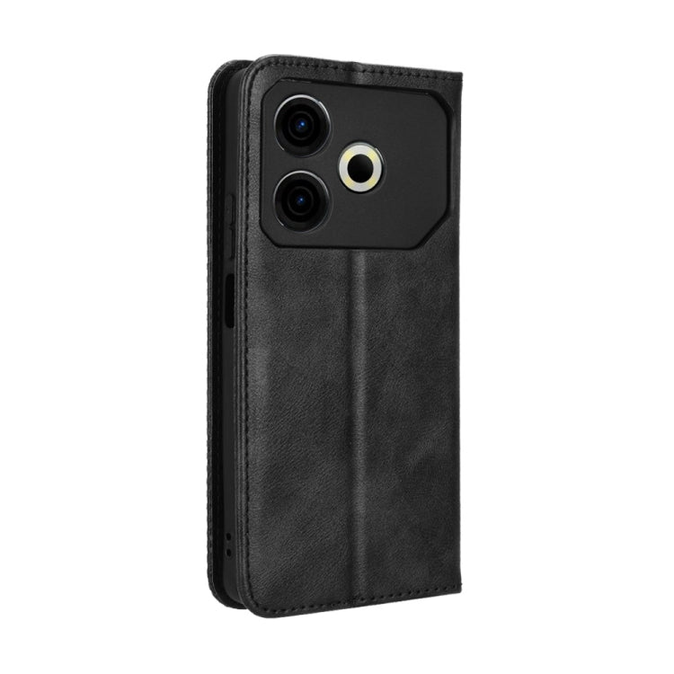 Magnetic Buckle Retro Texture Leather Phone Case
