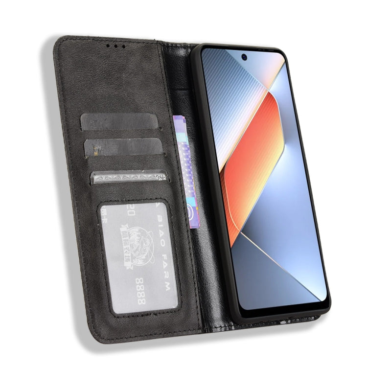 Magnetic Buckle Retro Texture Leather Phone Case