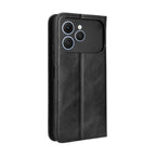 Magnetic Buckle Retro Texture Leather Phone Case