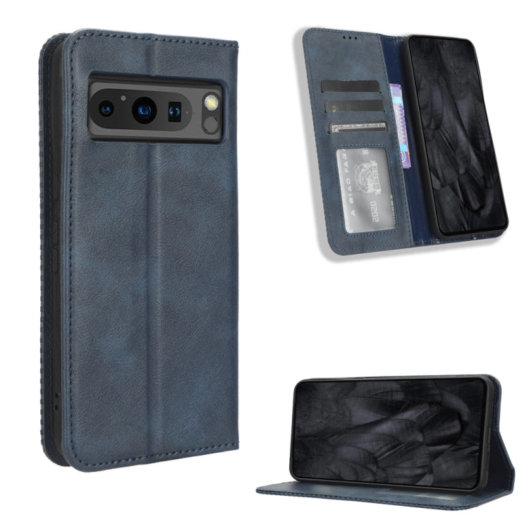 Magnetic Buckle Retro Texture Leather Phone Case