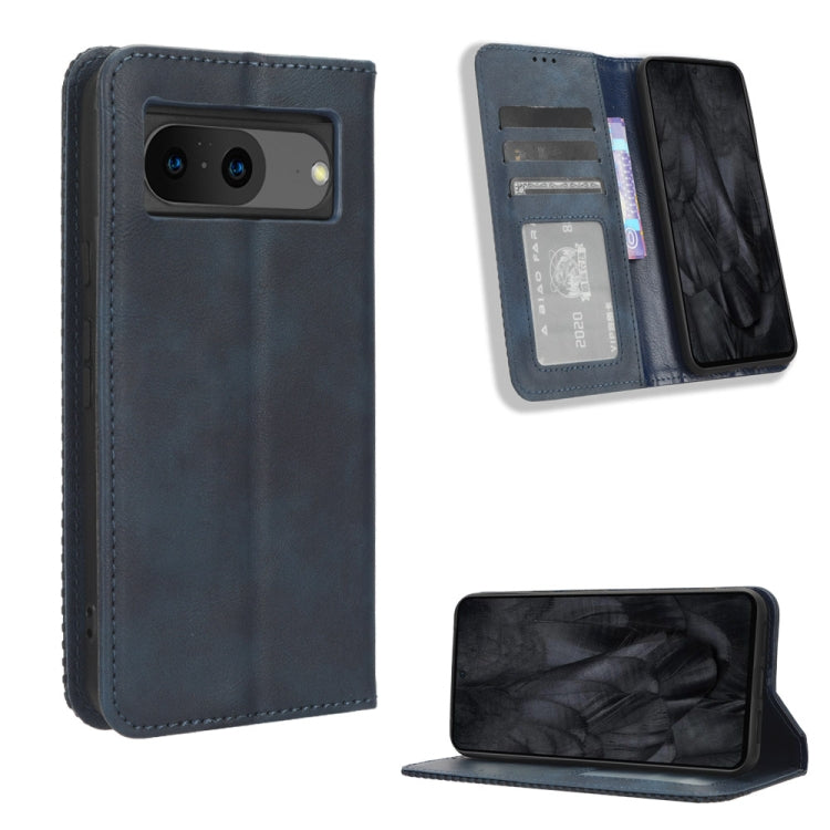 Magnetic Buckle Retro Texture Leather Phone Case