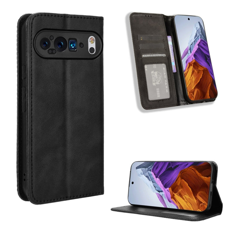 Magnetic Buckle Retro Texture Leather Phone Case