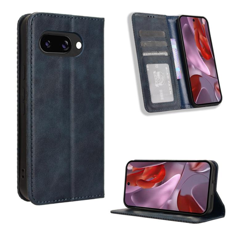Magnetic Buckle Retro Texture Leather Phone Case