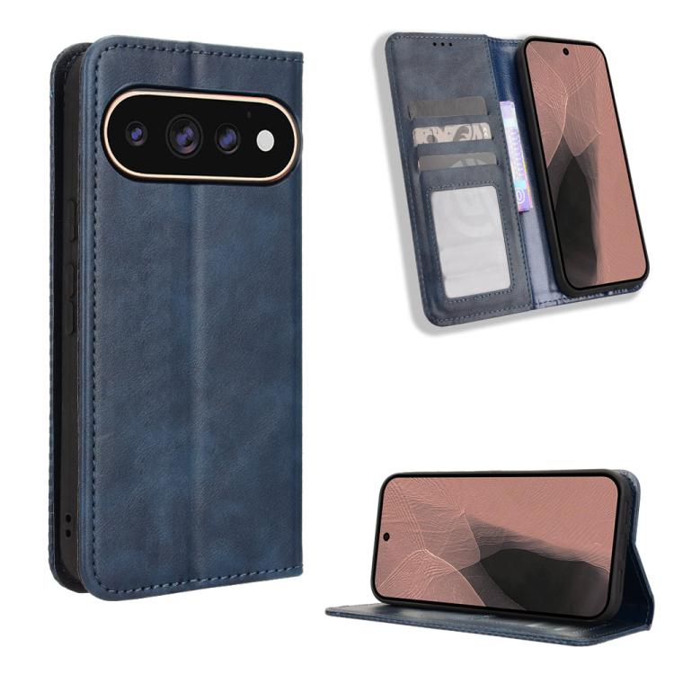Magnetic Buckle Retro Texture Leather Phone Case