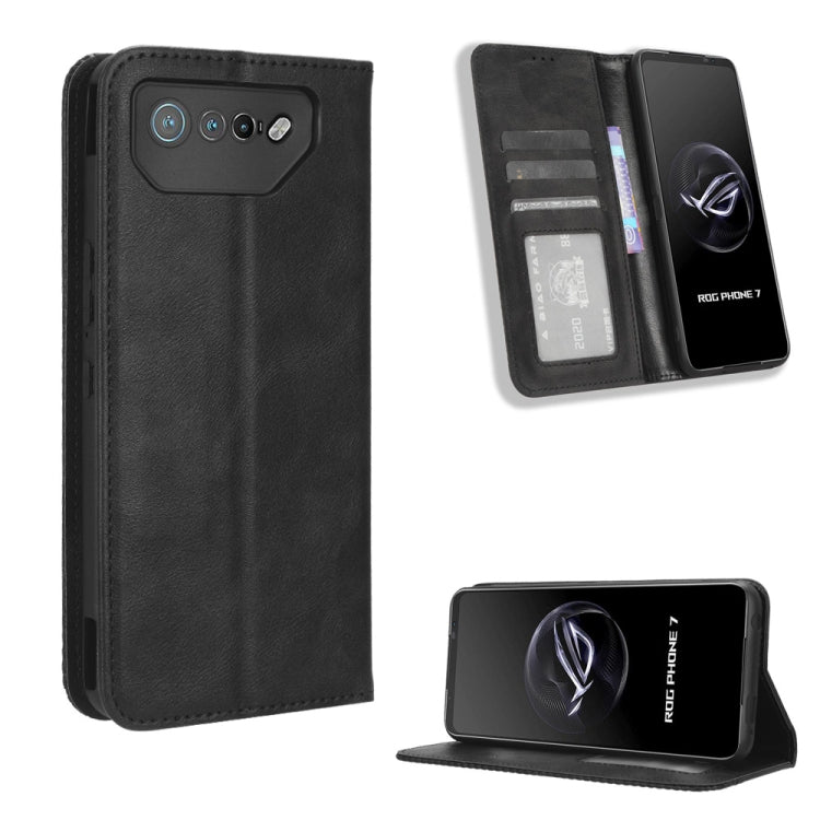 Magnetic Buckle Retro Texture Leather Phone Case