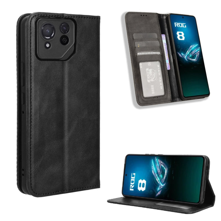 Magnetic Buckle Retro Texture Leather Phone Case