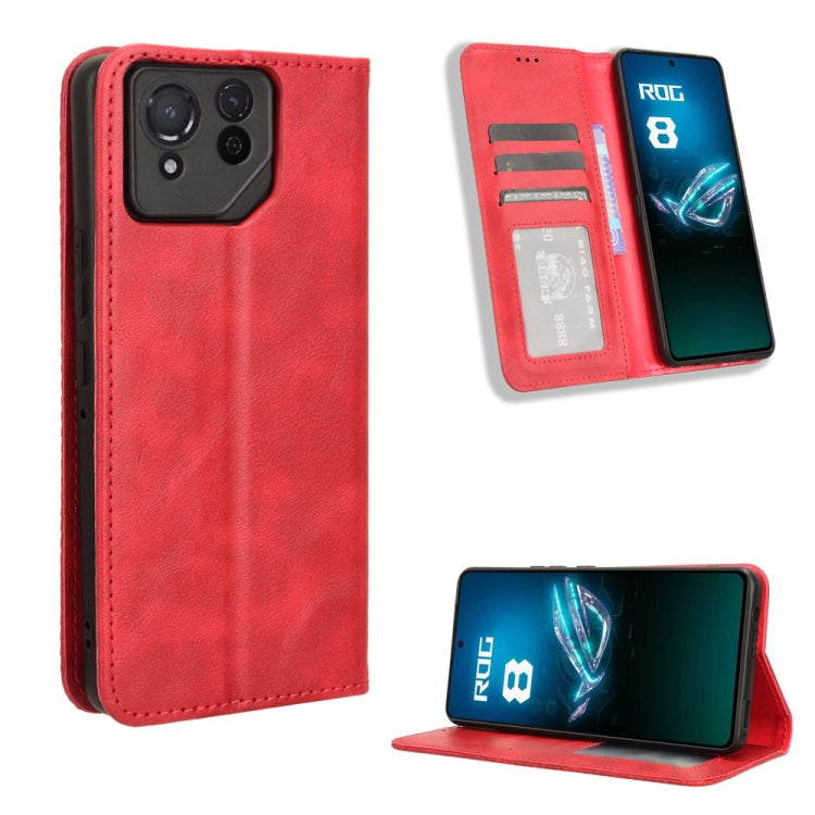 Magnetic Buckle Retro Texture Leather Phone Case