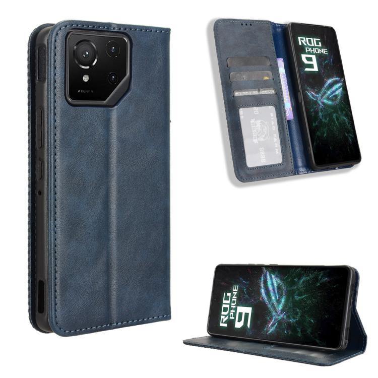 Magnetic Buckle Retro Texture Leather Phone Case