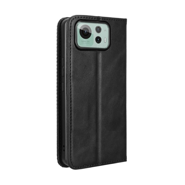 Magnetic Buckle Retro Texture Leather Phone Case
