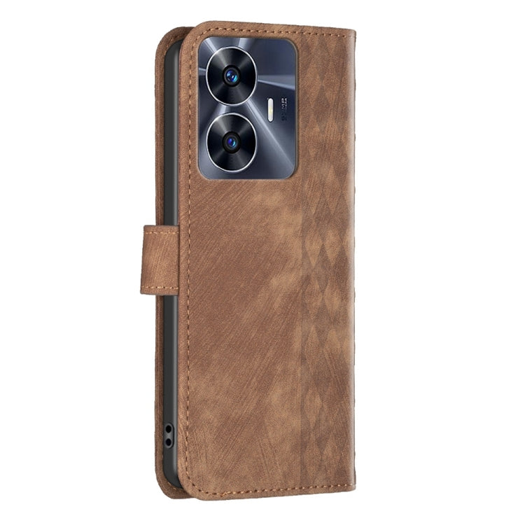 Plaid Embossed Leather Phone Case