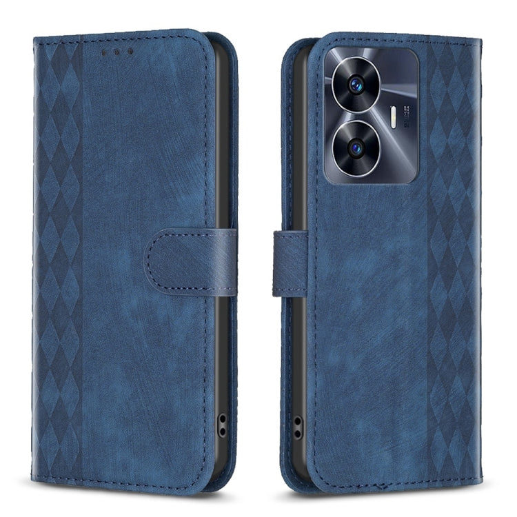 Plaid Embossed Leather Phone Case — view 8