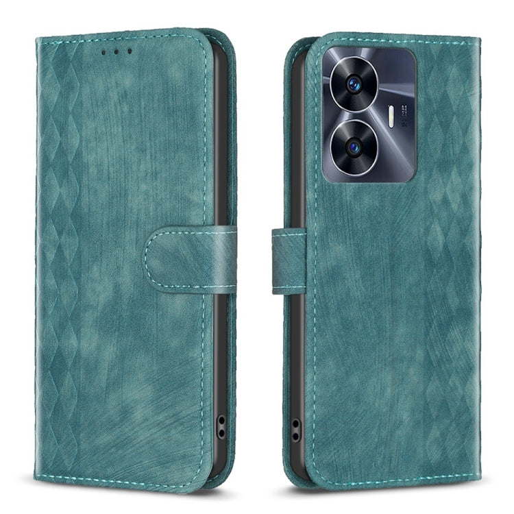 Plaid Embossed Leather Phone Case — view 9