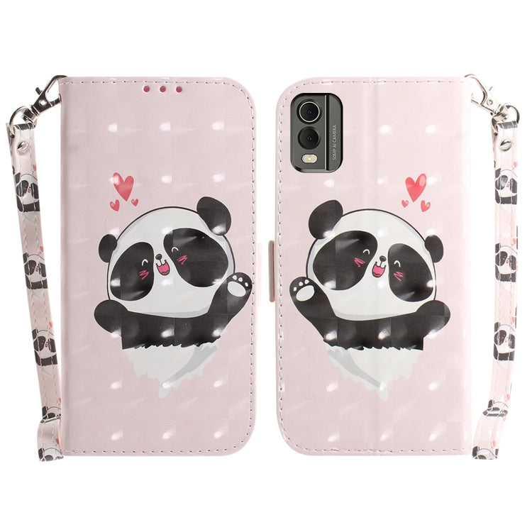 3D Colored Horizontal Flip Leather Phone Case
