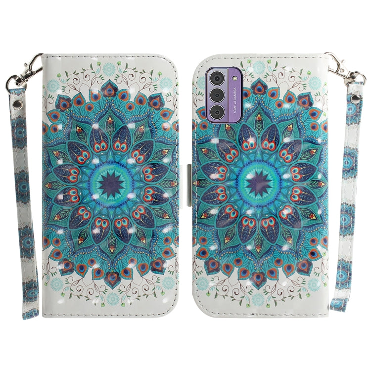 3D Colored Horizontal Flip Leather Phone Case