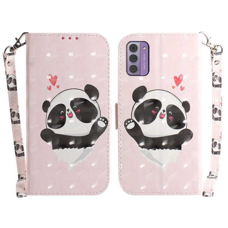 3D Colored Horizontal Flip Leather Phone Case